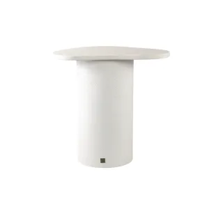 PTMD Bijzettafel Organisch wit M